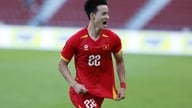 Penyerang Nguyen Thanh Nhan dan gol pertamanya di Sukan SEA ke-33.