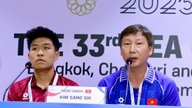 Hvad sagde træner Kim Sang-sik før finalekampen mod Thailand U22?
