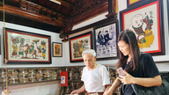 Preservar el espíritu de las pinturas populares de Dong Ho en la vida contemporánea.
