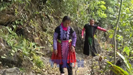 Pà Còn hmong-kansa suojelee metsää kestävän matkailun kehittämiseksi.