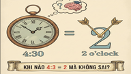 Sekilas tampak tidak logis, tetapi sebenarnya masuk akal: Kapan 4 ÷ 3 = 2?