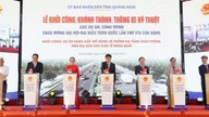 Quang Ngai: Construction begins on 2 infrastructure and environmental projects worth 1,350 billion VND.