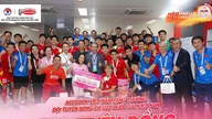 Acecook Vietnam tilldelar 500 miljoner VND som bonus till Vietnams U.22-landslag.