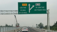 Motorvejen Can Tho - Hau Giang åbnede officielt for trafik den 22. december.