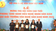 Vietnamin kansantaidepalkinto 2025 myönnettiin 49 tutkimus- ja kokoelmateokselle.