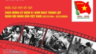 Filmvisning til minne om 81-årsjubileet for grunnleggelsen av Vietnams folkehær.