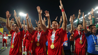 Presidente de la VFF: "Amigos internacionales elogian la final entre Vietnam y Tailandia sub-22, calificándola de brillante e inédita".