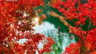 یک «آینه سبز» خیره‌کننده در میان کوه‌های کائو بنگ.