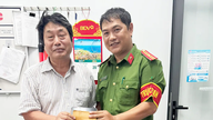 Koreanske turister skriver takkebrev til politiet i Gia Lai.