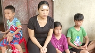 Rezamos por um milagre para a jovem mãe e seus três filhos pequenos.