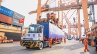 Portul Hai Phong începe noul an cu sosirea primei sale încărcături.