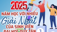 2025: Et år med mange førstepræmier for studerende fra Duy Tan University.