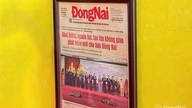 Dong Nai-avisens udgivelse på udstillingen "Billedet af vietnamesisk journalistik i den nye æra"