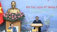 [Foto] Statsminister Pham Minh Chinh leder det fjerde møtet i styringskomiteen for byggingen av kjernekraftverket.