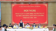 Das Volkskomitee der Provinz Lam Dong stellt Kandidaten für den Provinzvolksrat für die Amtszeit 2026-2031 vor.