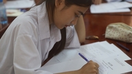 ประทับใจกับการสอบ "การเขียนและการเขียนอักษรวิจิตร" ที่นครโฮจิมินห์