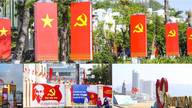 Majalah elektronik Gia Lai dihiasi dengan bendera dan bunga untuk menyambut Kongres Nasional Partai ke-14.