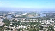The Dong Nai River axis connects the development triangle.