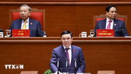 제14차 전국대회: 자립형 산업 및 무역 발전과 세계적 연결.