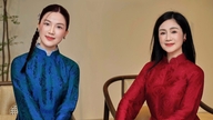 L'artista del popolo Thu Hà appare incredibilmente giovane accanto alla sua collega più giovane, di 20 anni più giovane di lei; Hồ Ngọc Hà e suo marito sono molto affettuosi.