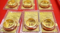 Guldpriserne faldt til under 170 millioner VND pr. tael om morgenen den 22. april.