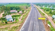 Byggeproduksjonen for komponentprosjekt 2 av motorveien Bien Hoa - Vung Tau har nådd nesten 3,6 billioner VND.