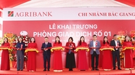 Agribank Bac Giang-filialen åpner transaksjonskontor nr. 01