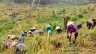 Wanita di kampung Ban Thac berdiri bersama untuk mengatasi kesukaran.