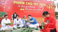 Vietnam-İsveç Uong Bi Hastanesi, "Tet Pazarı 2026" programını düzenliyor.