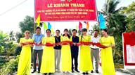 ពិធីសម្ពោធស្ពាន Kênh Lý ឃុំ Long Hung។