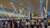 Tan Son Nhat Lufthavn oplevede en stigning i passagertallet den 25. dag i det kinesiske nytår.