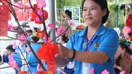 Tet (vietnamilainen uusivuosi) opettajille kaukana kotoa Ca Maussa