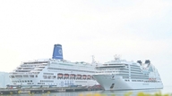 Quang Ninh: Ruim 2300 internationale toeristen arriveren per luxe cruiseschip in Ha Long Bay om het nieuwe jaar in te luiden.
