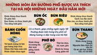 Populær gademad i Hanoi i de første dage af det nye år.