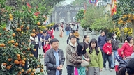 Con Son - Kiet Bac a accueilli plus de 165 000 visiteurs durant les premiers jours de l'année.