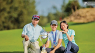 La pionera del golf femenino en Vietnam.