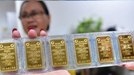 Hver ounce guld steg med 3 millioner VND og nåede 187 millioner VND.