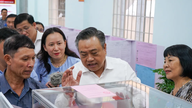 Kiểm tra công tác bầu cử tại Khánh Hòa