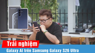 Galaxy AI Galaxy S26 -sarjassa: Parannettu personointi ja optimoitu suorituskyky.