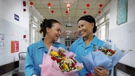 Lindring af patienternes lidelser på Da Nang Hospital.