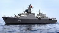 To vietnamesiske missilfregatter deltog i fælles patruljer med den kinesiske flåde i Tonkinbugten.