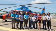 Lawatan helikopter ke Bandar Raya Ho Chi Minh bermula.