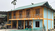 Rumah panggung beton - Nilai-nilai tradisional dalam tampilan baru.