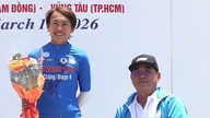 Nguyen Thi That sprintete auf der letzten Etappe zum Sieg und sicherte sich damit das Grüne Trikot beim Ho Chi Minh City International Cycling Race.