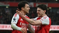 Premier League-stillingen efter 30. kampdag: Arsenal ligger længere foran Man City.