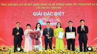 Avisen Saigon Giai Phong vinder Hanoi bys journalistikpris for partiopbygning.