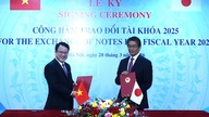 Le Japon et le Vietnam signent trois notes d'échange sur les dispositions relatives à l'aide publique au développement.