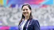 Wakil Sekretaris Jenderal VFF Nguyen Thanh Ha, seorang wanita berpengaruh di sepak bola wanita Asia.