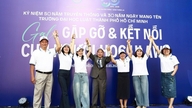 What was so special about the fundraising auction at Ho Chi Minh City University of Law that raised nearly 500 million VND?