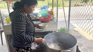 Oplev de berømte banh canh (risnudelsuppe) restauranter i Tri Ton kommune.
